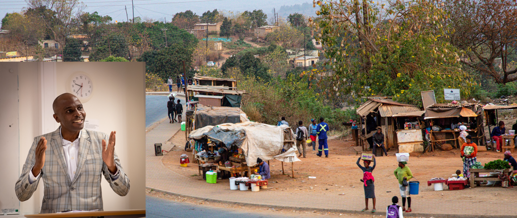 Swaziland. Till vänster: Dalitso Kubalasa IMs regionchef - Foto Erik Törner