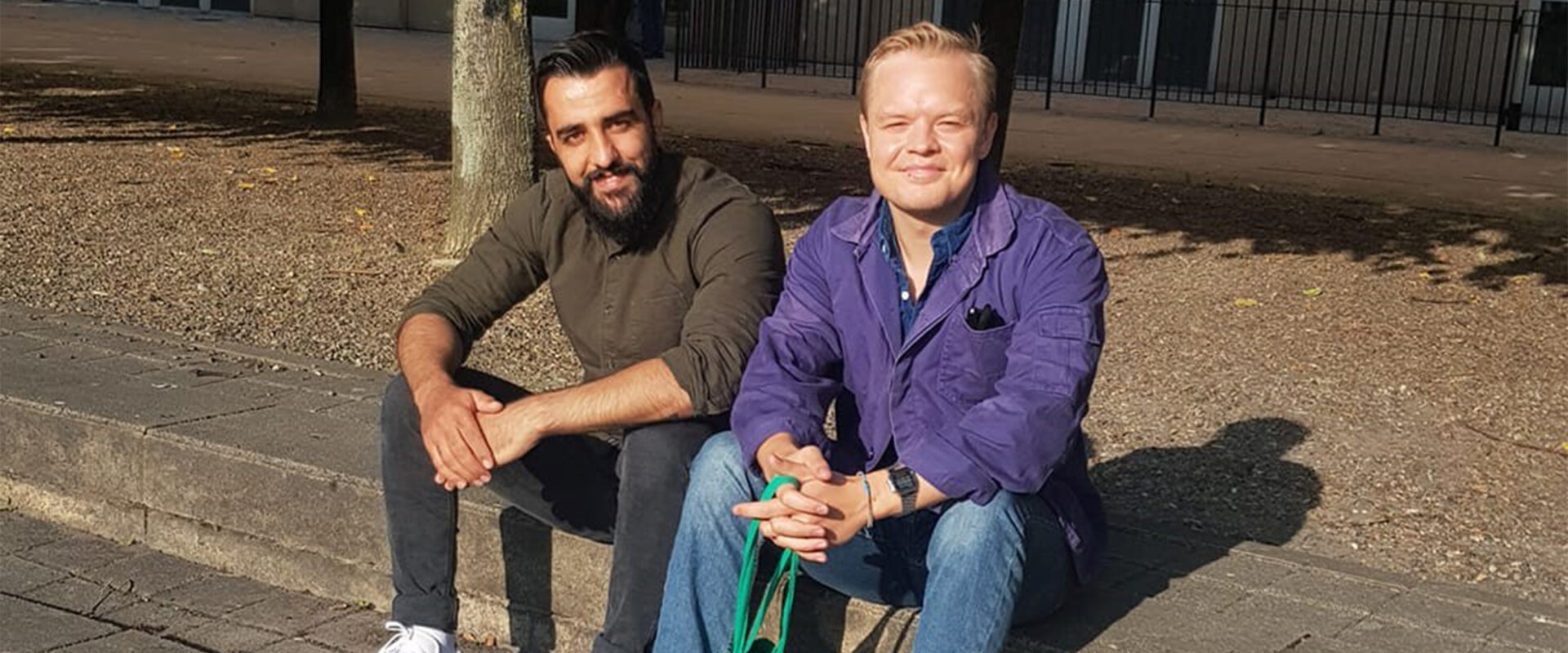 Martin Näslund och Yones Mohammadi.