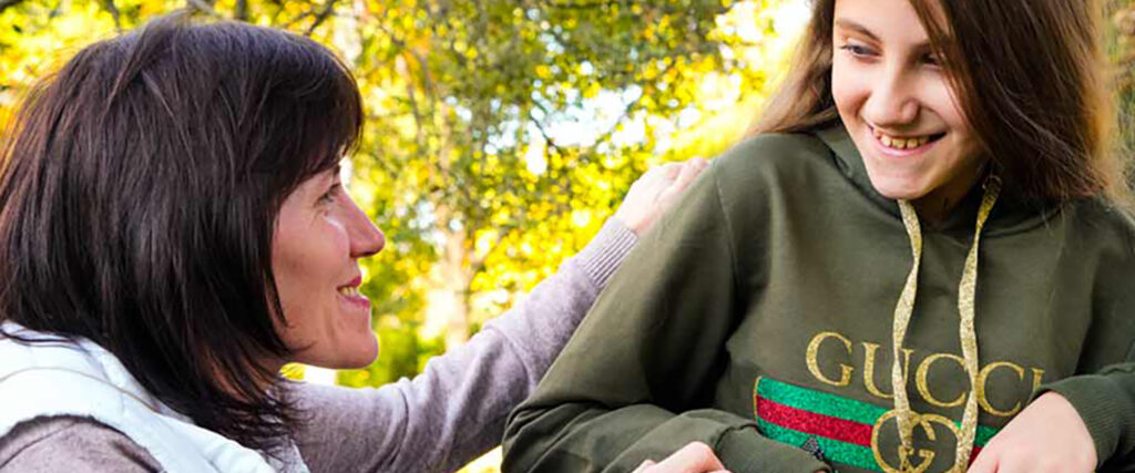 Uliana Leahovici och hennes dotter Iulia Leahovici.