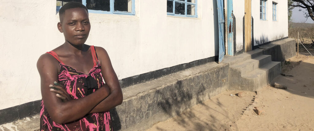 Ruth Samanyayi har vid 26 års ålder fått en ny möjlighet att utbilda sig. Foto: Ida-Maria Kärkkäinein / IM.