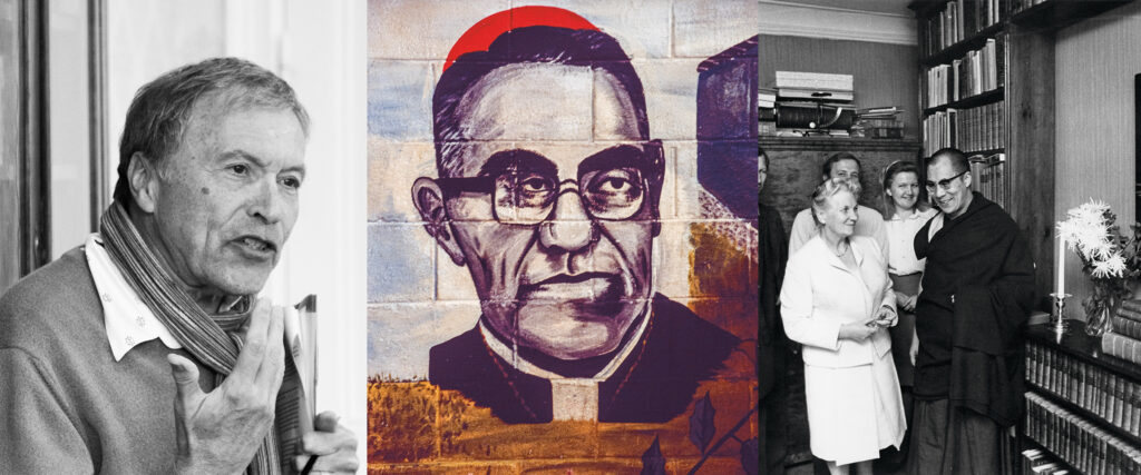 Örjan Ekman, Oscar Romeo, Britta Holmström och Dalai lama.