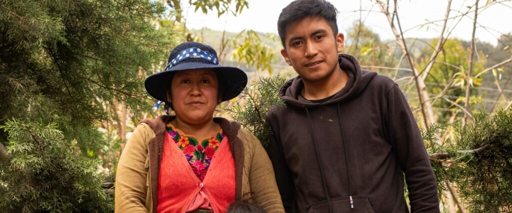 Kvinna och hennes son